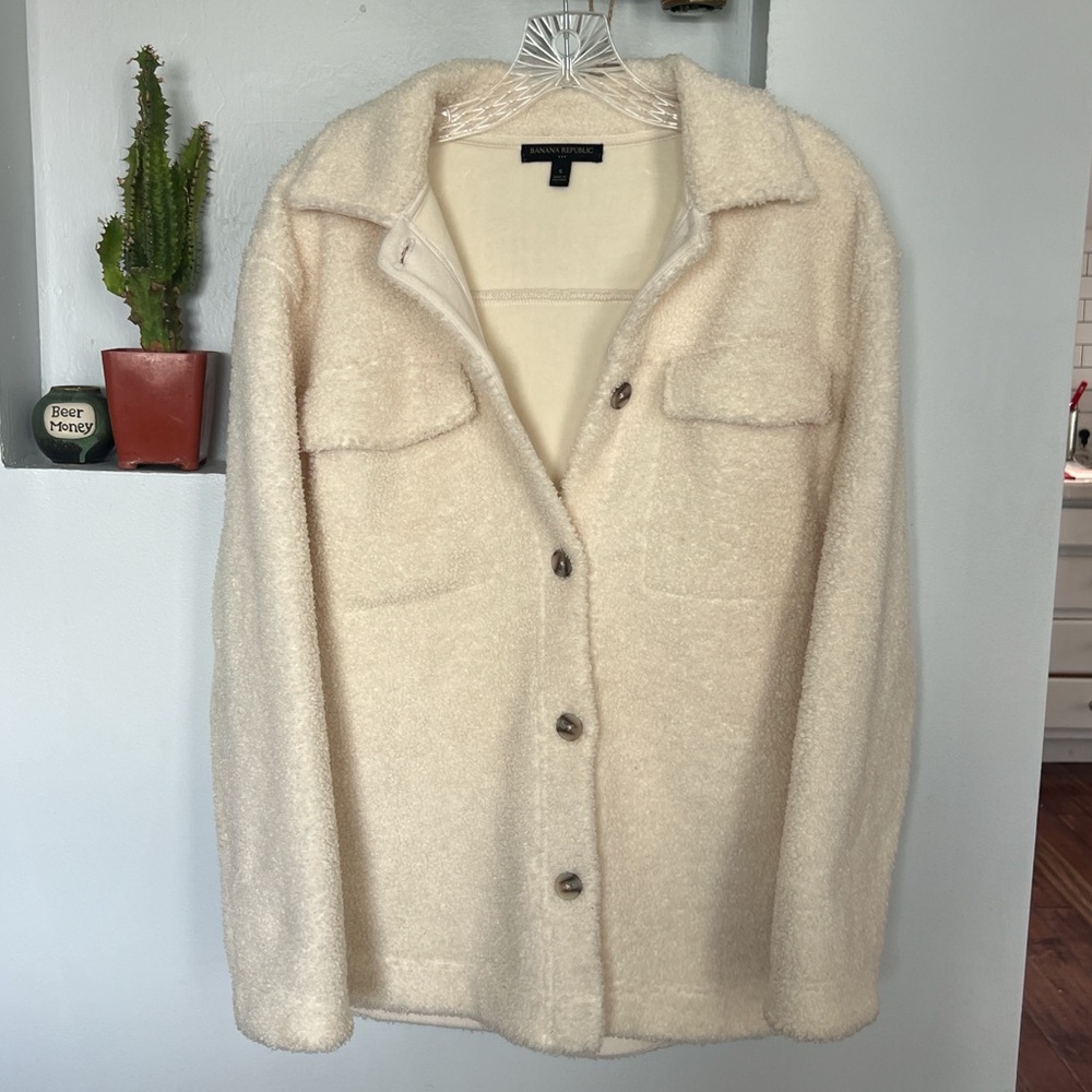 Banana Republic fuzzy jacket